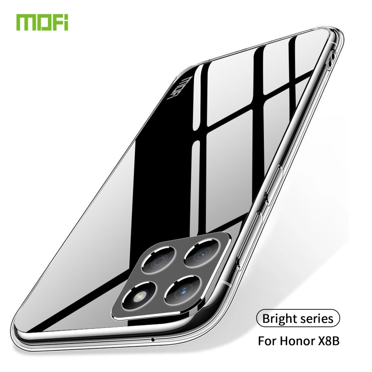 For Honor X8b MOFI Ming Series Ultra-thin TPU Phone Case(Transparent) - Honor Cases by MOFI | Online Shopping South Africa | PMC Jewellery