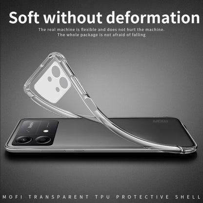 For Xiaomi Redmi Note 13R Pro MOFI Ming Series Ultra-thin TPU Phone Case(Transparent) - Xiaomi Cases by MOFI | Online Shopping South Africa | PMC Jewellery