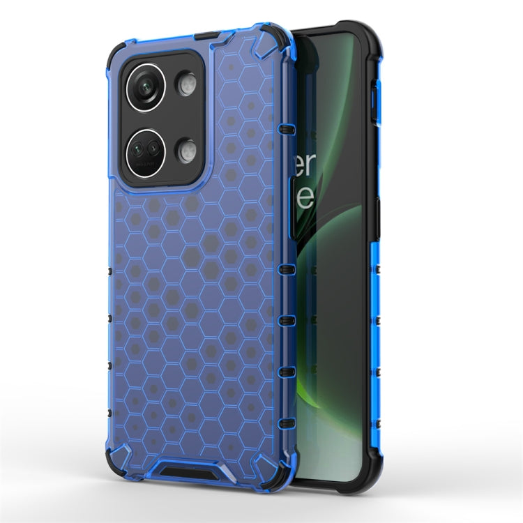 For OnePlus Nord 3 Shockproof Honeycomb Phone Case(Blue) - OnePlus Cases by PMC Jewellery | Online Shopping South Africa | PMC Jewellery