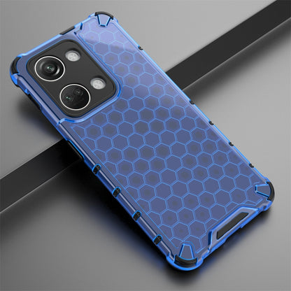 For OnePlus Nord 3 Shockproof Honeycomb Phone Case(Blue) - OnePlus Cases by PMC Jewellery | Online Shopping South Africa | PMC Jewellery