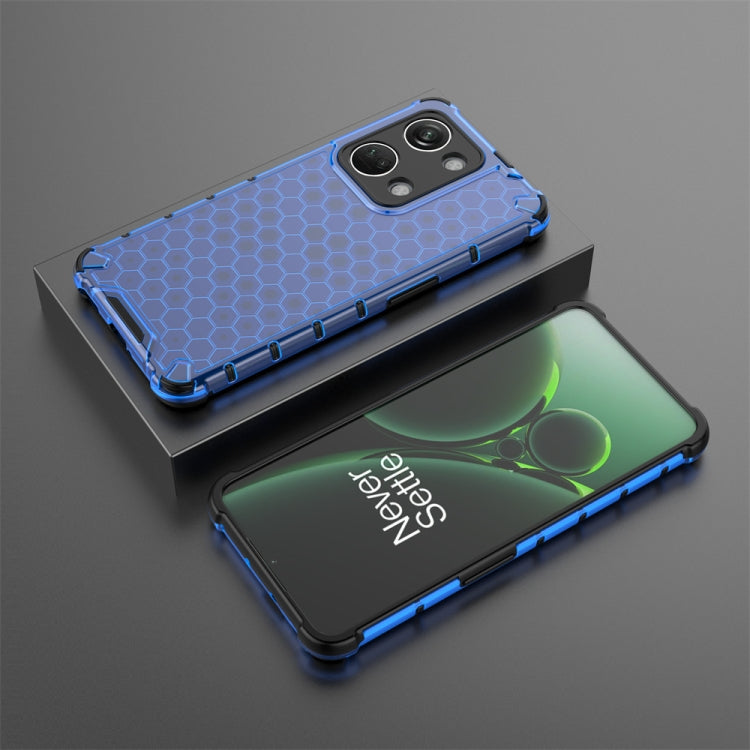 For OnePlus Nord 3 Shockproof Honeycomb Phone Case(Blue) - OnePlus Cases by PMC Jewellery | Online Shopping South Africa | PMC Jewellery