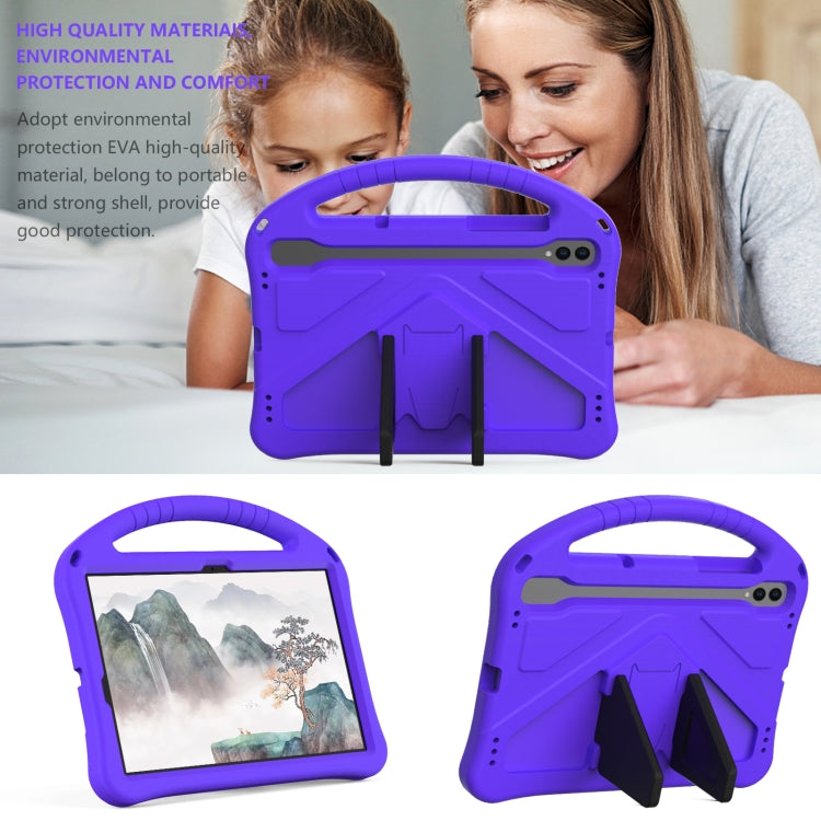 For Samsung Galaxy Tab S9 EVA Shockproof Tablet Case with Holder(Purple) - free shipping - PMC Jewellery - Order now!