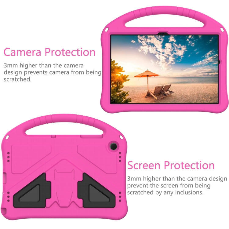 For Samsung Galaxy Tab A9+ EVA Shockproof Tablet Case with Holder(Rose Red) - Galaxy Tab A9+ by PMC Jewellery | Online Shopping South Africa | PMC Jewellery