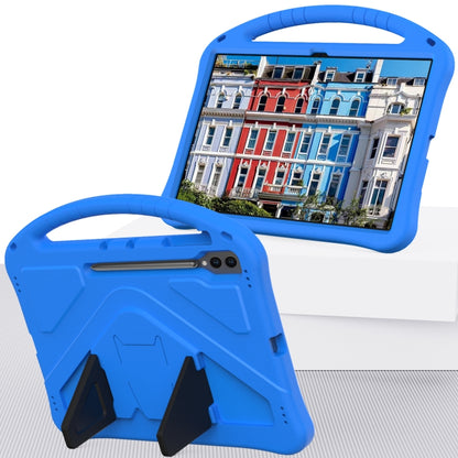 For Samsung Galaxy Tab S9 Ultra EVA Shockproof Tablet Case with Holder(Blue) - Galaxy Tab S9 Ultra Cases by PMC Jewellery | Online Shopping South Africa | PMC Jewellery | Buy Now Pay Later Mobicred