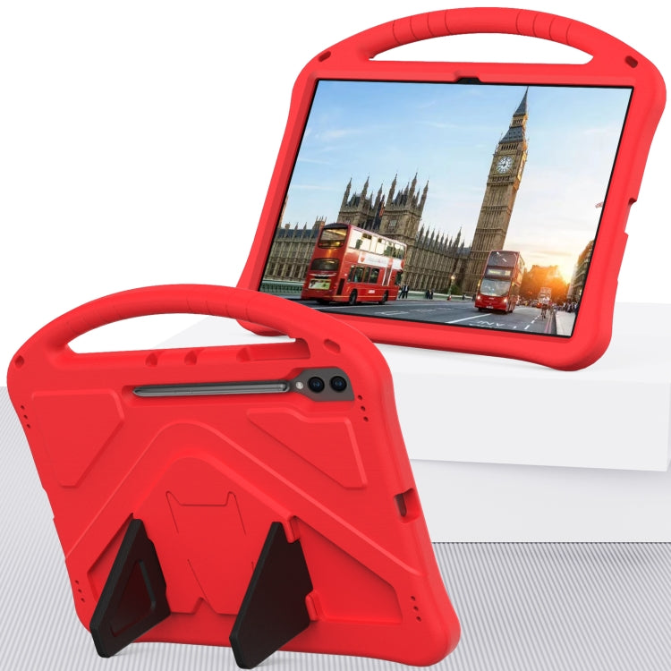 For Samsung Galaxy Tab S9 Ultra EVA Shockproof Tablet Case with Holder(Red) - Galaxy Tab S9 Ultra Cases by PMC Jewellery | Online Shopping South Africa | PMC Jewellery | Buy Now Pay Later Mobicred