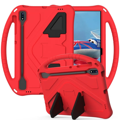 For Samsung Galaxy Tab S10+ 12.4 EVA Shockproof Tablet Case with Holder(Red) - Tab S10+ Cases by PMC Jewellery | Online Shopping South Africa | PMC Jewellery | Buy Now Pay Later Mobicred