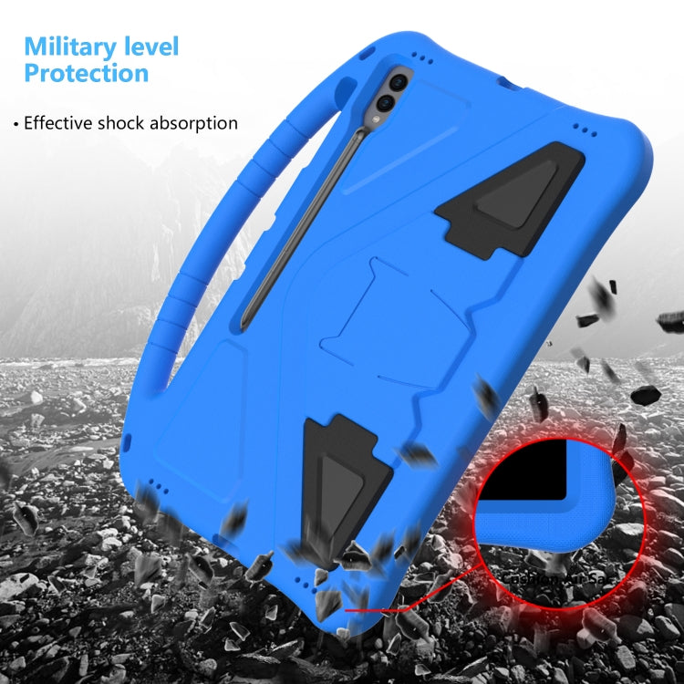 For Samsung Galaxy Tab S10 Ultra 14.6 EVA Shockproof Tablet Case with Holder(Blue) - Tab S10 Ultra Cases by PMC Jewellery | Online Shopping South Africa | PMC Jewellery | Buy Now Pay Later Mobicred