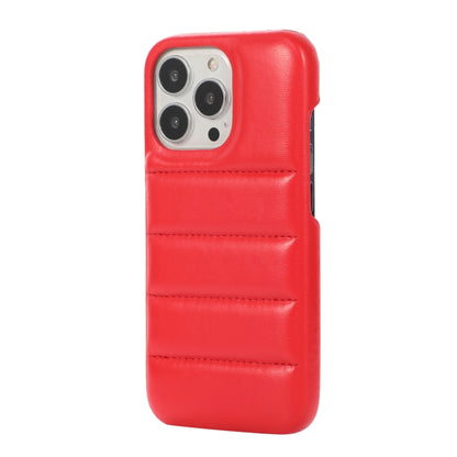 For iPhone 15 Pro Down Jacket Airbag Shockproof Phone Case(Red) - iPhone 15 Pro Cases by PMC Jewellery | Online Shopping South Africa | PMC Jewellery | Buy Now Pay Later Mobicred