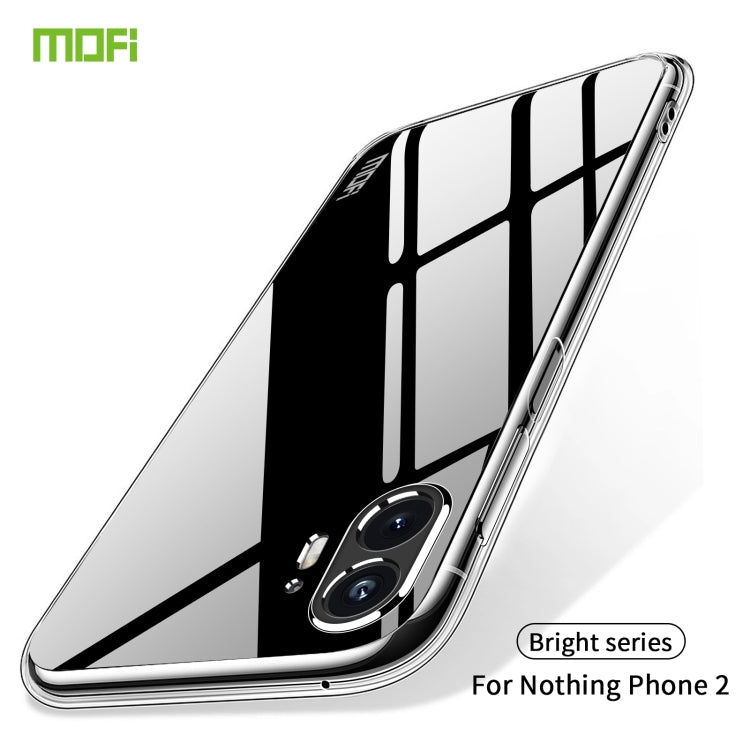 For Nothing Phone 2 MOFI Ming Series Ultra-thin TPU Phone Case(Transparent) - More Brand by MOFI | Online Shopping South Africa | PMC Jewellery