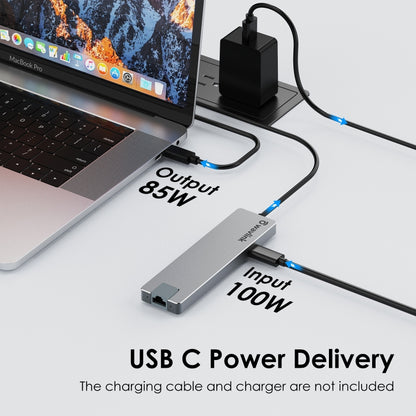 Wavlink UHP3409 For MacBook Pro/Air USB-C Windows Laptops 100W PD Mini Docking Station - USB HUB by WAVLINK | Online Shopping South Africa | PMC Jewellery | Buy Now Pay Later Mobicred