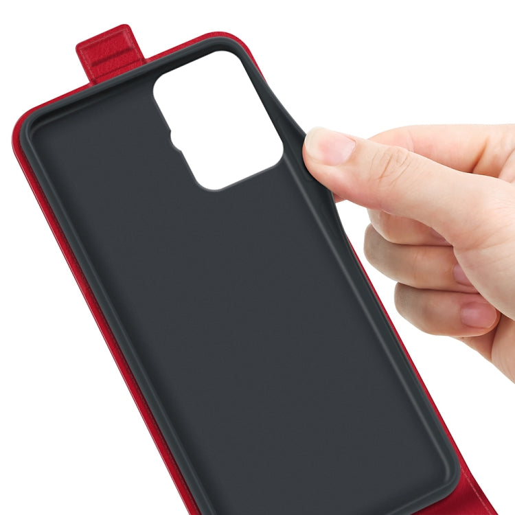 For Motorola Moto G Power 5G 2024 R64 Texture Single Vertical Flip Leather Phone Case(Red) - Motorola Cases by PMC Jewellery | Online Shopping South Africa | PMC Jewellery | Buy Now Pay Later Mobicred