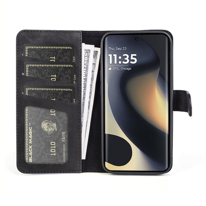 For Motolora Edge 5G 2024 Stitching Horizontal Flip Leather Phone Case(Black) - Motorola Cases by PMC Jewellery | Online Shopping South Africa | PMC Jewellery | Buy Now Pay Later Mobicred