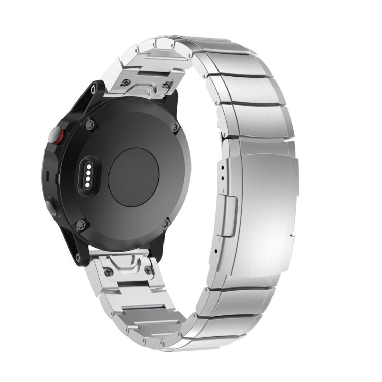 For Garmin Forerunner 945 22mm Titanium Alloy Quick Release Watch Band(Sliver) - Watch Bands by PMC TechLife | Online Shopping South Africa | PMC TechLife
