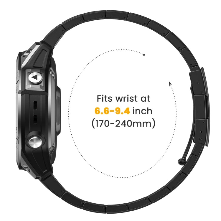 For Garmin MARQ Athlete Gen 2 22mm Titanium Alloy Quick Release Watch Band(Sliver) - Watch Bands by PMC TechLife | Online Shopping South Africa | PMC TechLife