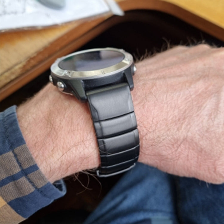 For Garmin Tactix 7 26mm Titanium Alloy Quick Release Watch Band(Sliver) - Watch Bands by PMC TechLife | Online Shopping South Africa | PMC TechLife