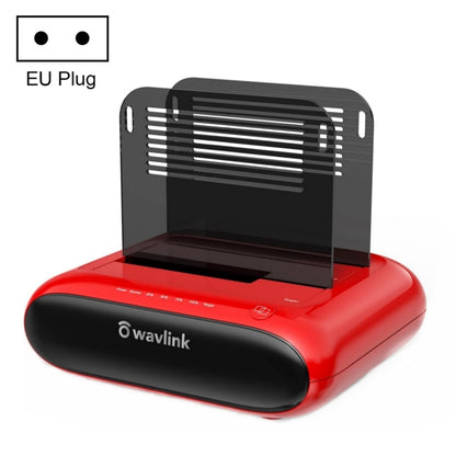 Wavlink ST341U Dual Bay External Hard Drive Docking Station Support Offline Clone Function(EU Plug) - HDD Enclosure by WAVLINK | Online Shopping South Africa | PMC Jewellery | Buy Now Pay Later Mobicred