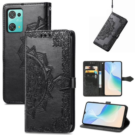 For Blackview C30 Pro Mandala Flower Embossed Leather Phone Case(Black) - More Brand by PMC Jewellery | Online Shopping South Africa | PMC Jewellery