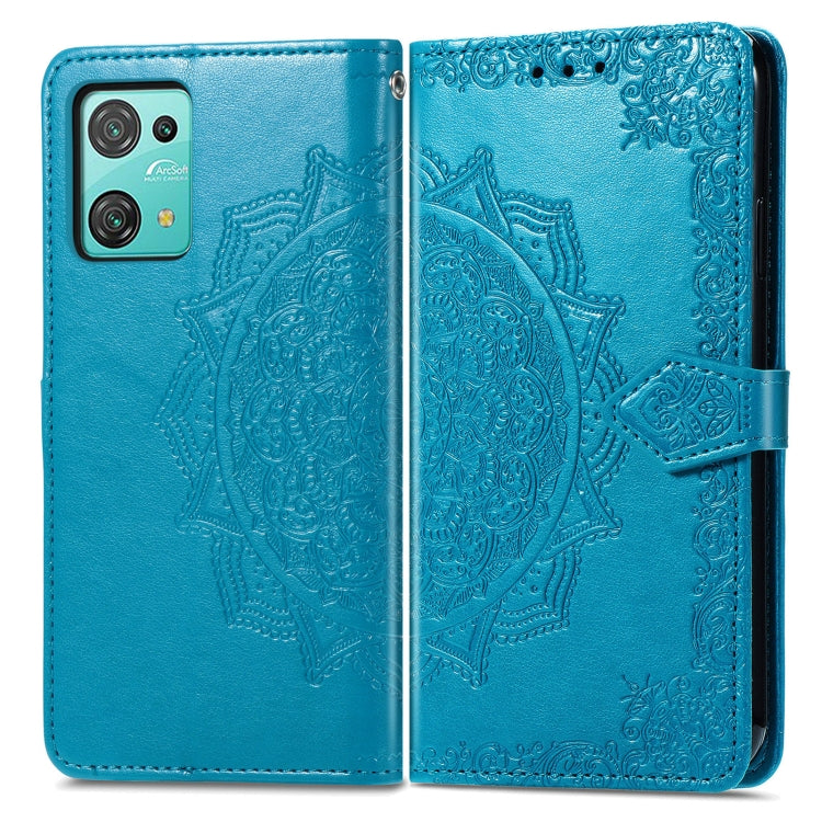 For Blackview C30 Pro Mandala Flower Embossed Leather Phone Case(Blue) - More Brand by PMC Jewellery | Online Shopping South Africa | PMC Jewellery