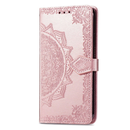 For Blackview A96 Mandala Flower Embossed Leather Phone Case(Rose Gold) - More Brand by PMC Jewellery | Online Shopping South Africa | PMC Jewellery