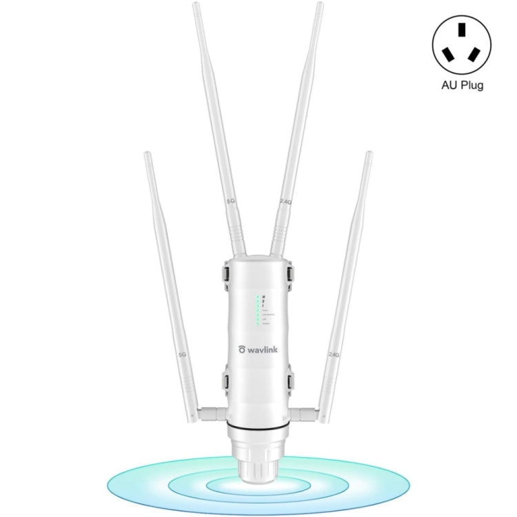 WAVLINK WN572HG3 With 4x7dBi Antenna AC1200 Outdoor WiFi Extender Wireless Routers, Plug:AU Plug - Wireless Routers by PMC Jewellery | Online Shopping South Africa | PMC Jewellery | Buy Now Pay Later Mobicred