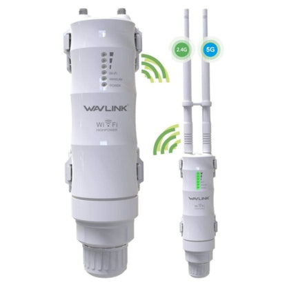 WAVLINK WN570HA1 Weatherproof 2.4+5GHz 600Mbps Outdoor WiFi Range Router Extender, Plug:AU Plug - Wireless Routers by WAVLINK | Online Shopping South Africa | PMC Jewellery | Buy Now Pay Later Mobicred