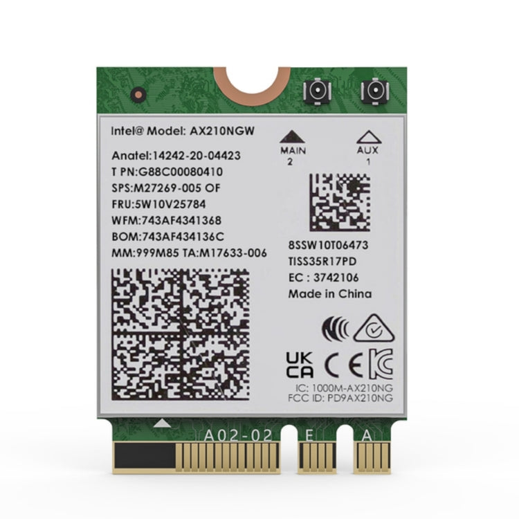 WAVLINK WN675X3M Tri-Band Wi-Fi 6E Network Card Module BT 5.2 5400Mbps Network Adapter - USB Network Adapter by WAVLINK | Online Shopping South Africa | PMC Jewellery | Buy Now Pay Later Mobicred