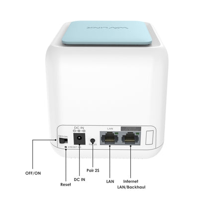 WAVLINK WN535M1 WiFi Wireless Routers 11AC AC1200 Mesh Wireless Repeater Signal Extender, Plug:UK Plug - Wireless Routers by WAVLINK | Online Shopping South Africa | PMC Jewellery | Buy Now Pay Later Mobicred