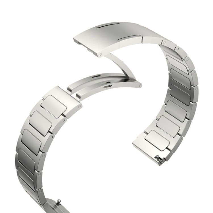 For Xiaomi Watch S2 46mm 22mm I-Shaped Titanium Alloy Watch Band(Sliver) - Watch Bands by PMC Jewellery | Online Shopping South Africa | PMC Jewellery