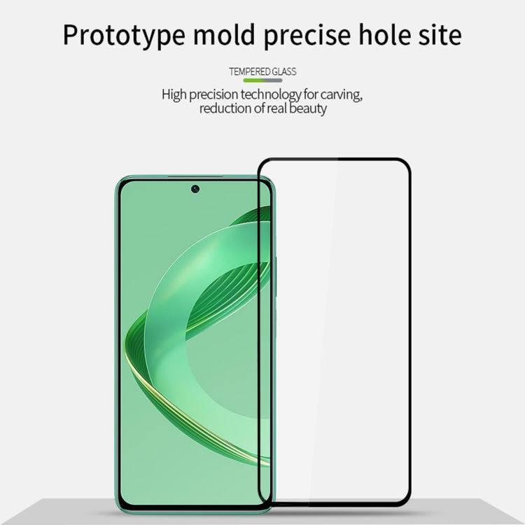 For Huawei nova 12 SE PINWUYO 9H 2.5D Full Screen Tempered Glass Film(Black) - Huawei Tempered Glass by PINWUYO | Online Shopping South Africa | PMC Jewellery