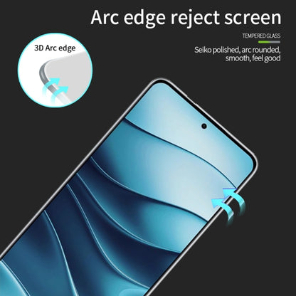 For Xiaomi Redmi Note 14 PINWUYO 9H 3D  Full Screen Explosion-proof Tempered Glass Film(Black) - Note 14 Tempered Glass by PINWUYO | Online Shopping South Africa | PMC Jewellery | Buy Now Pay Later Mobicred