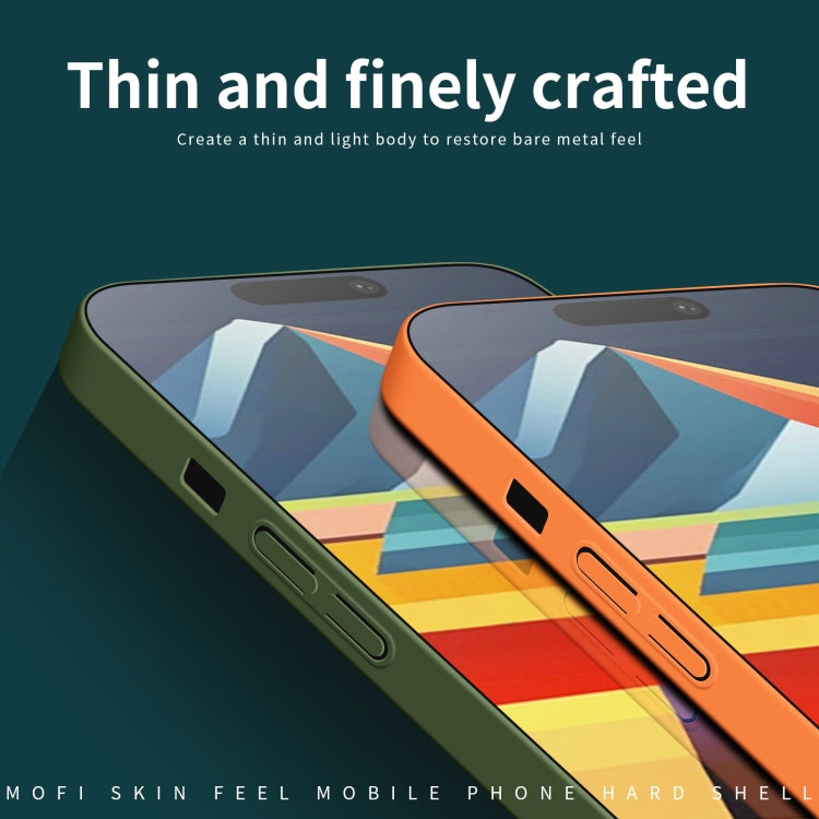 For iPhone 14 Pro MOFI Qin Series Skin Feel All-inclusive PC Phone Case(Blue) - iPhone 14 Pro Cases by MOFI | Online Shopping South Africa | PMC TechLife | Buy Now Pay Later Mobicred