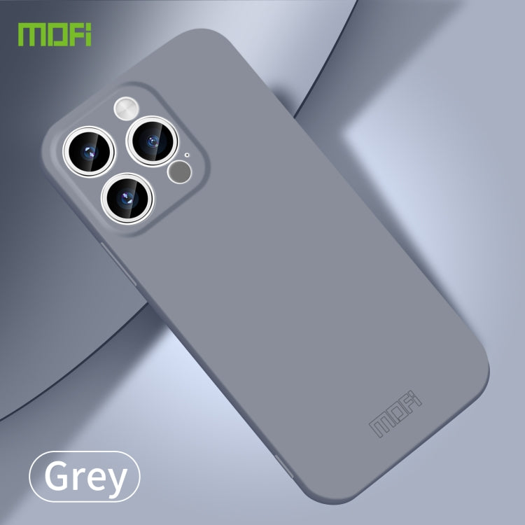 For iPhone 14 Pro MOFI Qin Series Skin Feel All-inclusive PC Phone Case(Gray) - iPhone 14 Pro Cases by MOFI | Online Shopping South Africa | PMC Jewellery