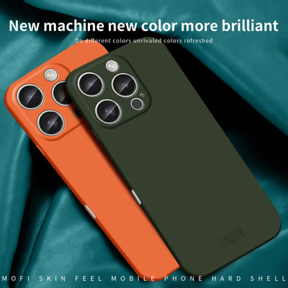 For iPhone 16 Pro Max MOFI Qin Series Skin Feel All-inclusive PC Phone Case(Orange) - iPhone 16 Pro Max Cases by MOFI | Online Shopping South Africa | PMC Jewellery | Buy Now Pay Later Mobicred