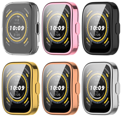 For Amazfit Bip 5 All-Inclusive TPU Protective Case(Pink) - Watch Cases by PMC Jewellery | Online Shopping South Africa | PMC Jewellery