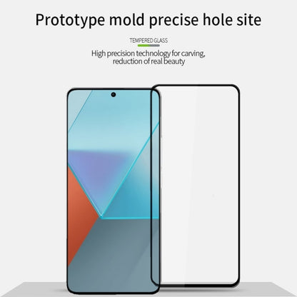 For Redmi Note 13 / Note 13 Pro MOFI 9H 3D Explosion-proof Tempered Glass Film(Black) - Note 13 Pro Tempered Glass by MOFI | Online Shopping South Africa | PMC Jewellery