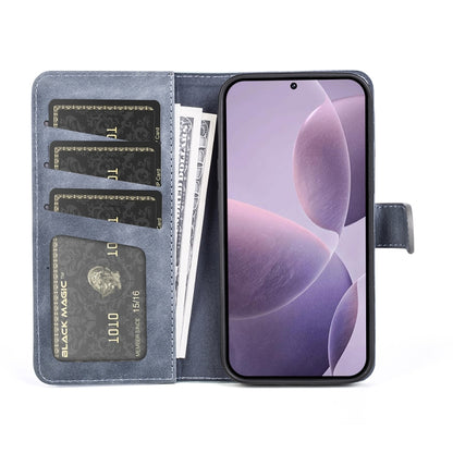 For Xiaomi Redmi K70 Stitching Horizontal Flip Leather Phone Case(Blue) - K70 Cases by PMC Jewellery | Online Shopping South Africa | PMC Jewellery | Buy Now Pay Later Mobicred