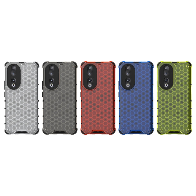 For Honor 90 Shockproof Honeycomb Phone Case(White) - Honor Cases by PMC TechLife | Online Shopping South Africa | PMC TechLife