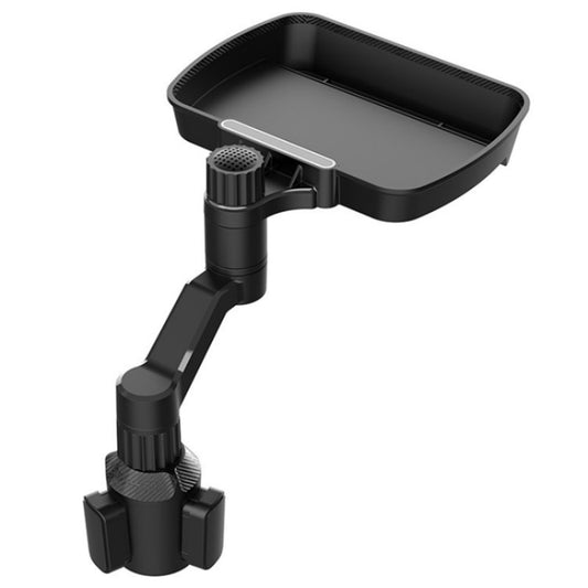 D09 Mobile Phone Stand Plastic Car Cup Holder Mount Food Snack Rotation Tray - Car Drink Holders by PMC Jewellery | Online Shopping South Africa | PMC Jewellery | Buy Now Pay Later Mobicred