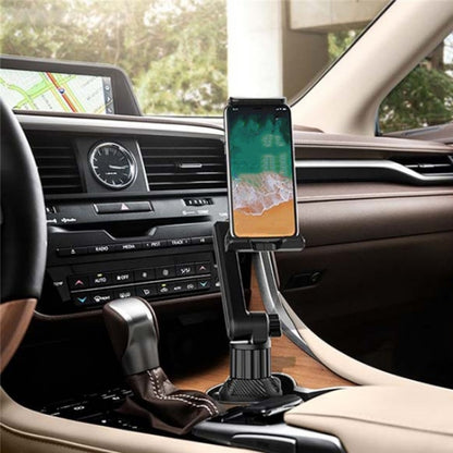 CUP-B16 Universal Long Neck 2 Shaft Rotating Car Cup Mount Phone Holder - Car Drink Holders by PMC Jewellery | Online Shopping South Africa | PMC Jewellery | Buy Now Pay Later Mobicred