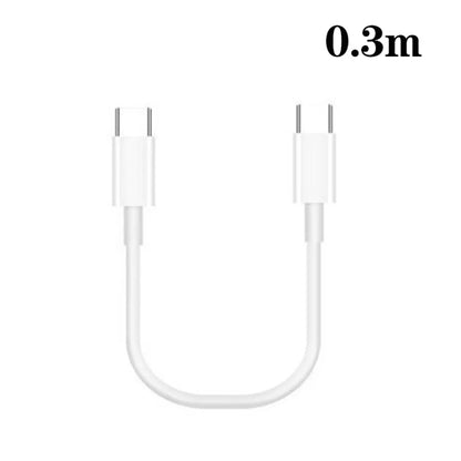 XJ-97 60W 3A USB-C / Type-C to Type-C Fast Charging Data Cable, Cable Length:0.3m - USB-C & Type-C Cable by PMC Jewellery | Online Shopping South Africa | PMC Jewellery | Buy Now Pay Later Mobicred