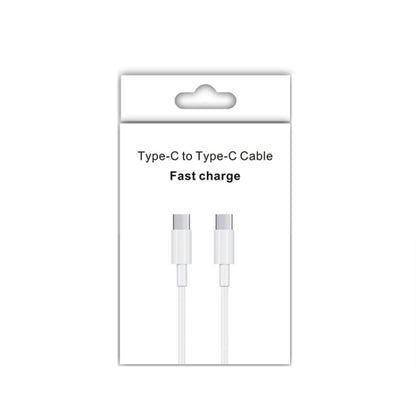 XJ-97 60W 3A USB-C / Type-C to Type-C Fast Charging Data Cable, Cable Length:0.3m - USB-C & Type-C Cable by PMC Jewellery | Online Shopping South Africa | PMC Jewellery | Buy Now Pay Later Mobicred