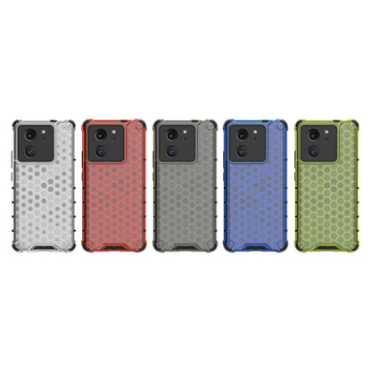 For Xiaomi 13T Shockproof Honeycomb Phone Case(Green) - Xiaomi Cases by PMC Jewellery | Online Shopping South Africa | PMC Jewellery | Buy Now Pay Later Mobicred