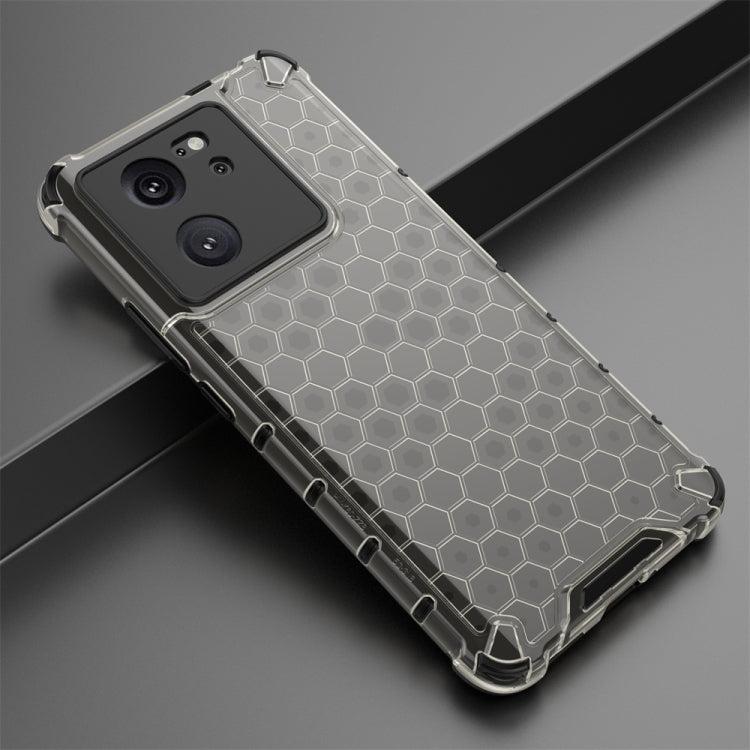 For Xiaomi 13T Pro Shockproof Honeycomb Phone Case(Black) - Xiaomi Cases by PMC TechLife | Online Shopping South Africa | PMC TechLife | Buy Now Pay Later Mobicred