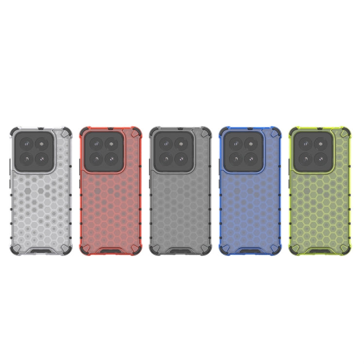 For Xiaomi 14 Pro Shockproof Honeycomb Phone Case(Green) - 14 Pro Cases by PMC TechLife | Online Shopping South Africa | PMC TechLife