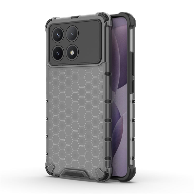 For Redmi K70 Pro Shockproof Honeycomb Phone Case(Black) - K70 Pro Cases by PMC Jewellery | Online Shopping South Africa | PMC Jewellery | Buy Now Pay Later Mobicred