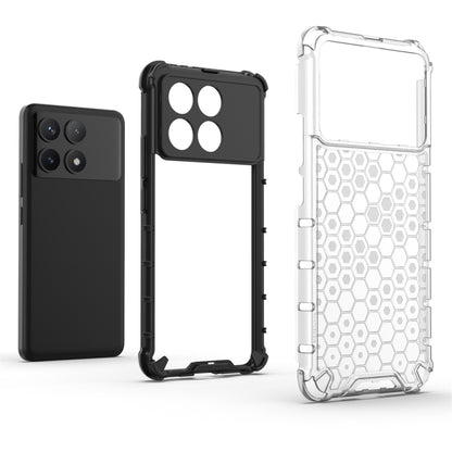 For Redmi K70 Pro Shockproof Honeycomb Phone Case(White) - K70 Pro Cases by PMC Jewellery | Online Shopping South Africa | PMC Jewellery | Buy Now Pay Later Mobicred