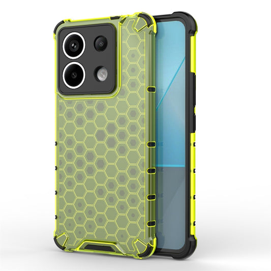 For Xiaomi Poco X6 Shockproof Honeycomb Phone Case(Green) - Xiaomi Cases by PMC Jewellery | Online Shopping South Africa | PMC Jewellery | Buy Now Pay Later Mobicred