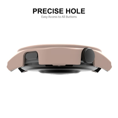 For Huawei Watch GT 4 46mm ENKAY Hat-Prince Full Coverage PC + Tempered Film Integrated Watch Protective Case(Pink) - Watch Cases by ENKAY | Online Shopping South Africa | PMC Jewellery | Buy Now Pay Later Mobicred