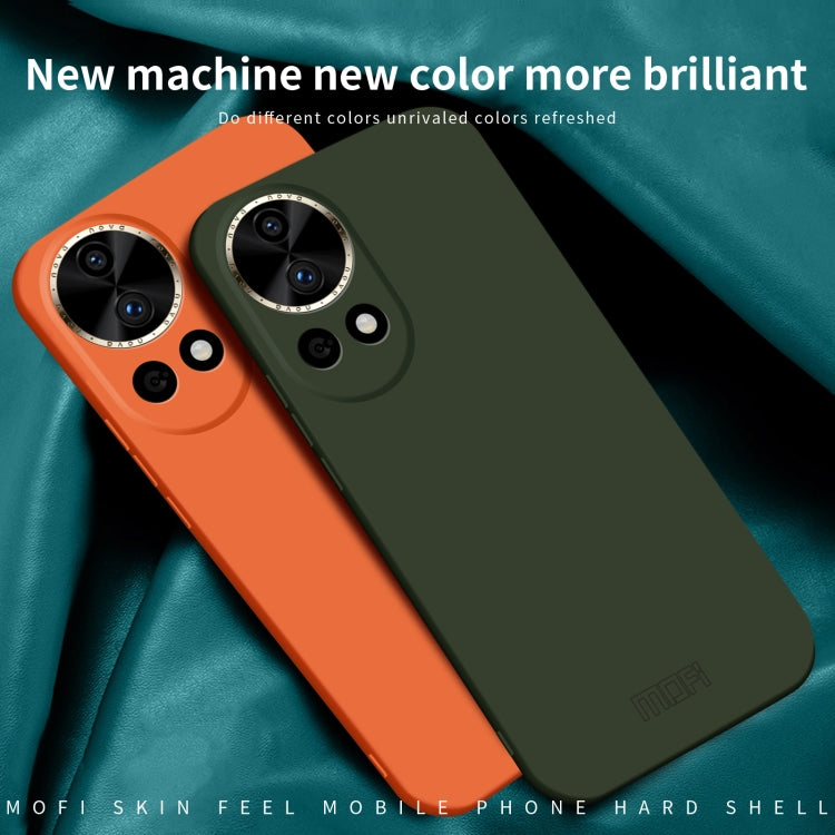 For Huawei Nova 12 Pro / 12 Ultra MOFI Qin Series Skin Feel All-inclusive PC Phone Case(Orange) - Huawei Cases by MOFI | Online Shopping South Africa | PMC Jewellery