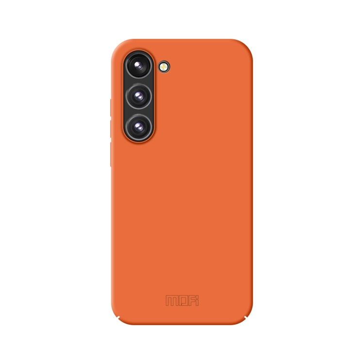 For Samsung Galaxy S23 5G MOFI Qin Series Skin Feel All-inclusive PC Phone Case(Orange) - Galaxy S23 5G Cases by MOFI | Online Shopping South Africa | PMC Jewellery